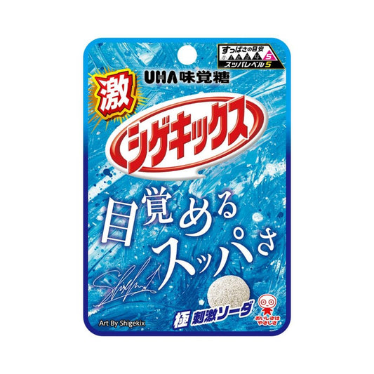 (Case) UHA Geki Shigekix Gummy (Soda Flavour) 激シゲキックス 極刺激ソーダ 20g*80