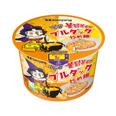 (Case) Samyang Buldak Hot Chicken Flavour Ramen Big Bowl (4 Cheeses) (JPN Version) 110g*16