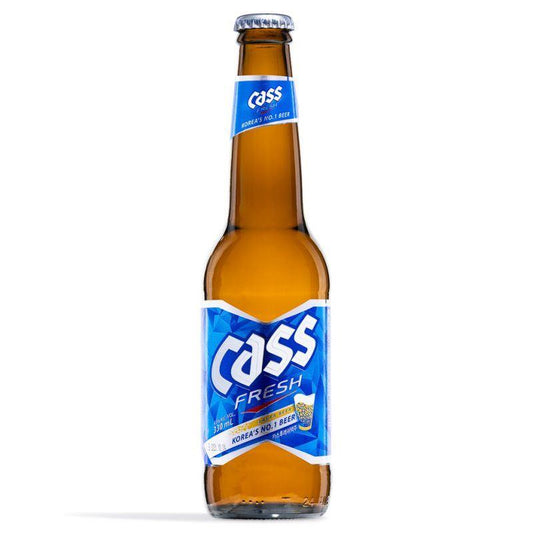 (Case)  Cass Fresh Cold Brewed Lager Beer (ABV 4.5%) 350ml*24