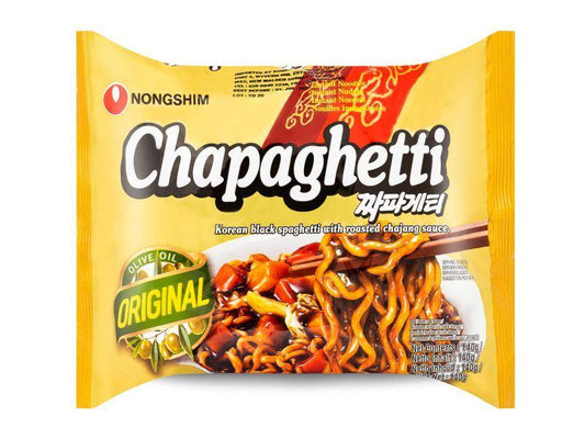 (Case) Nongshim Chapaghetti Instant Noodles with Black Soybean Flavour 짜빠게티 (140g*5)*8