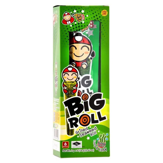 (Case) Tao Kae Noi Big Roll Grilled Seaweed Roll (Classic Flavour) 小老闆 大紫菜卷 (原味) 18g (24*6*3g)