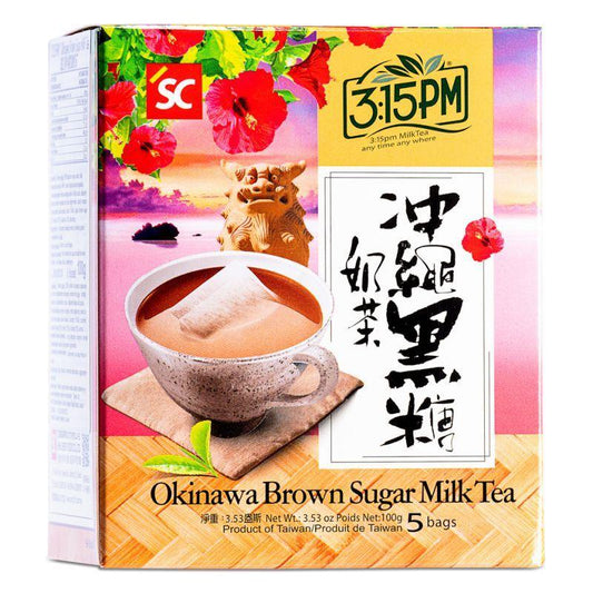 (Case) 3:15pm Okinawa Brown Sugar Milk Tea 3點1刻 沖繩黑糖奶茶 100g*24
