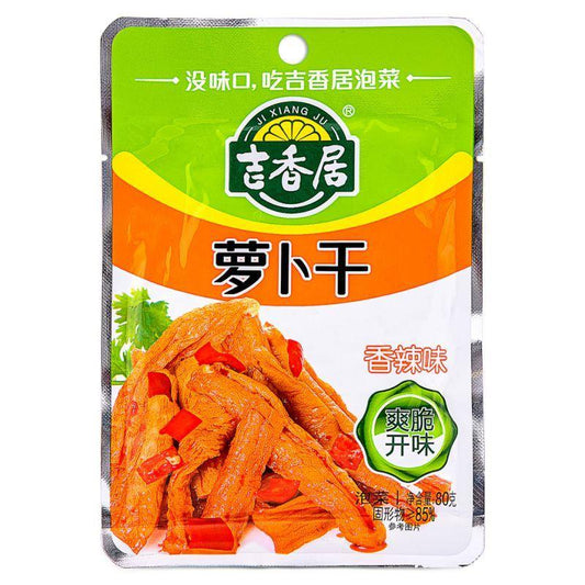 (Case) Ji Xiang Ju Spicy Dried Turnip (S) 吉香居 香辣味蘿蔔乾 (小) 80g*50