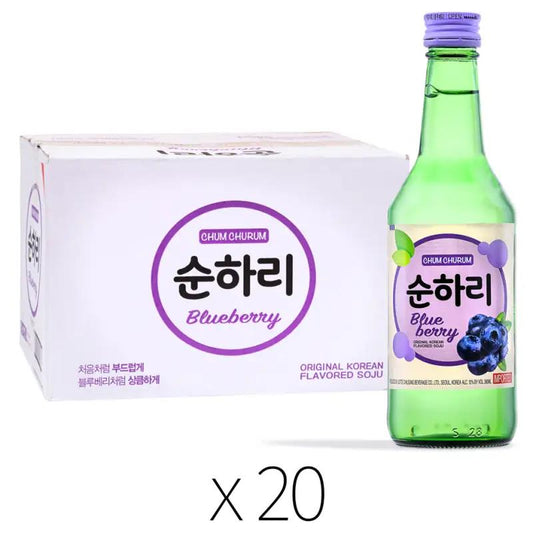 (Case) Chum Churum Blueberry Soju (ABV 12.0%) 350ml*20
