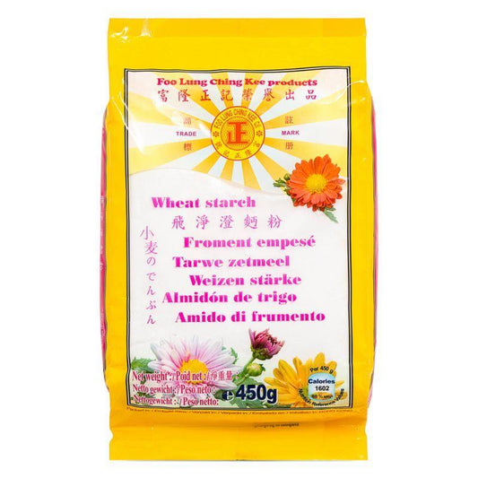 (Case) Foo Lung Ching Kee Wheat Starch 富隆正記 飛凈澄麵粉 450g*32