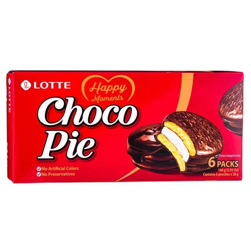 (Case) Lotte Choco Pie 168g (6 Packs)*16