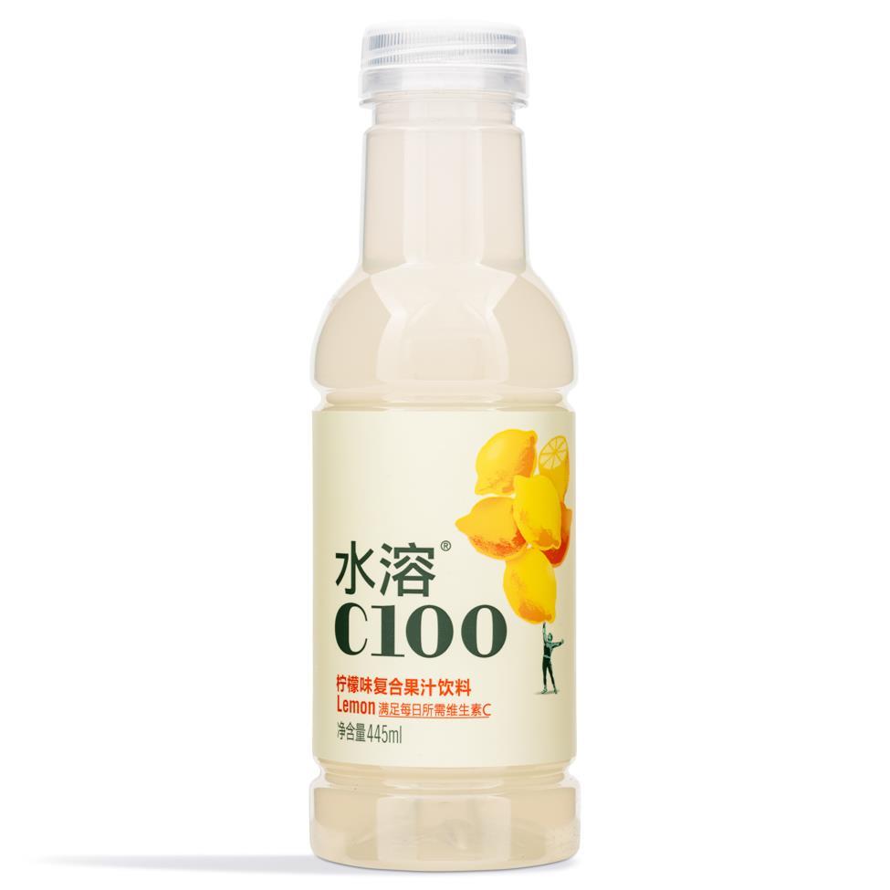 (Case) Nongfu Spring Compound Juice Drink (Lemon) 農夫山泉 水溶C100 (檸檬味) 445ml*15
