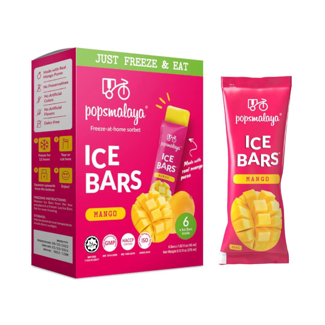 (Case) PopsMalaya Mango Ice Bar (45ml*6)*12
