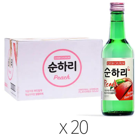 (Case) Chum Churum Peach Soju (ABV 12.0%) 350ml*20