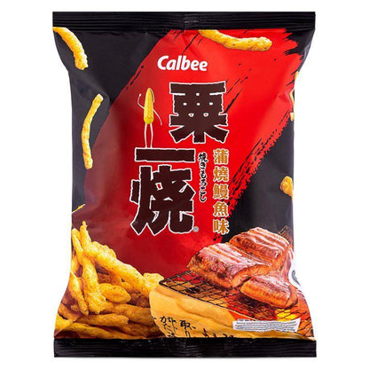 (Case) Calbee Eel Kabayaki Flavour Grill-A-Corn 卡樂B 蒲燒鰻魚味粟一燒 80g*20