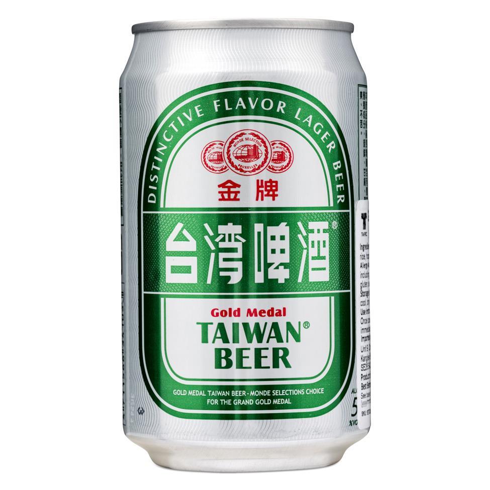(Case) Gold Medal Taiwan Beer 金牌台灣啤酒 (ABV 5%) 330ml*24