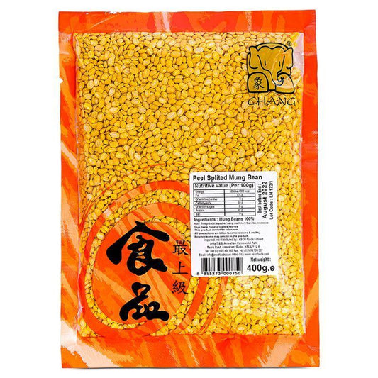 (Case) Chang Peel Split Mung Bean 象牌 去皮開邊綠豆 400g*50