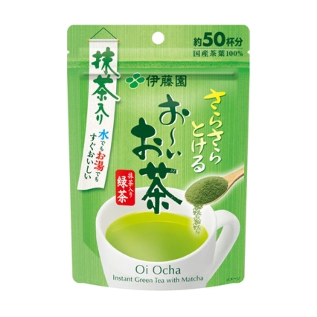 Itoen Oi Ocha Instant Green Tea with Matcha お～いお茶 抹茶入り緑茶 30 x 40g