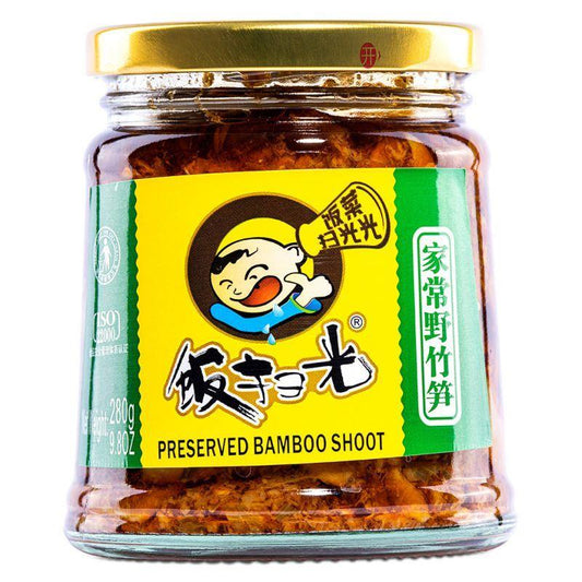 (Case) Fan Sao Guang Preserved Bamboo Shoot 飯掃光 家常野竹笋 280g*12