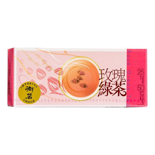 (Case) Imperial Choice Rose Green Tea Bags 御茗 玫瑰綠茶茶包 50g (25*2g)*15