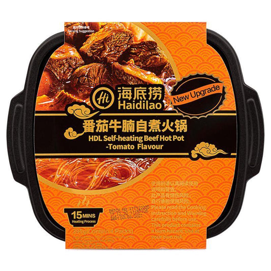(Case) Haidilao Self-Heating Tomato Hot Pot with Beef 海底撈 番茄牛腩自煮火鍋套餐 395g*12