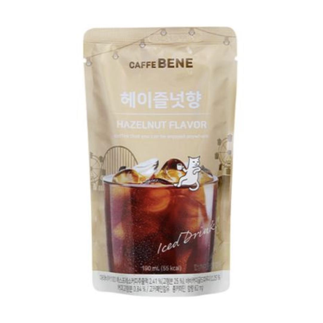 (Case) Caffebene Hazelnut Flavoured Coffee Pouch 190ml*10*5