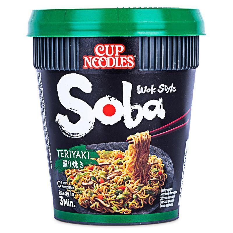 (Case) Nissin Wok Style Soba Cup Noodles (Teriyaki) 90g*8