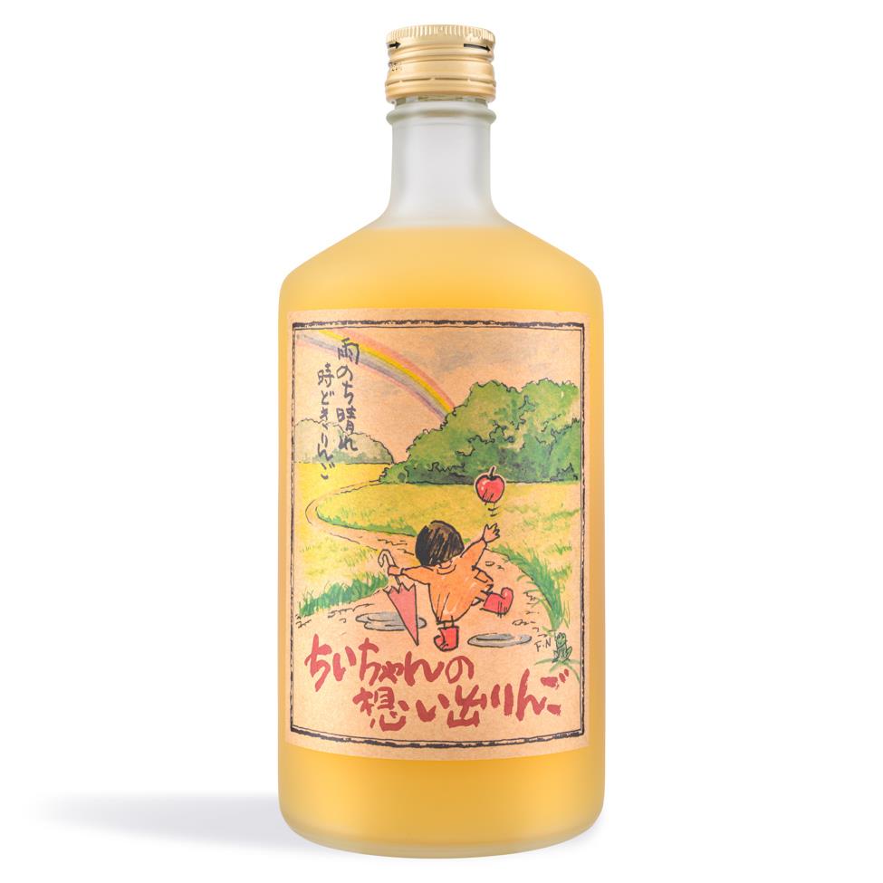 (Case) Yu-kun Yellow Apple Juice 丹代青果 ちいちゃんの想い出りんご 720ml*6