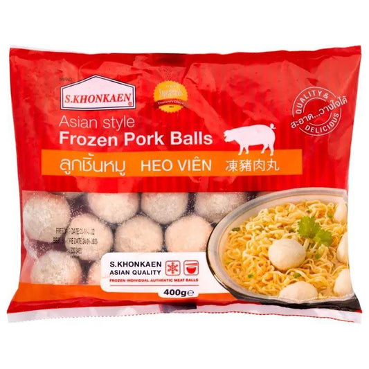 ❄️ S.Khonkaen Asian Style Frozen Pork Balls 凍豬肉丸 12 x 400g