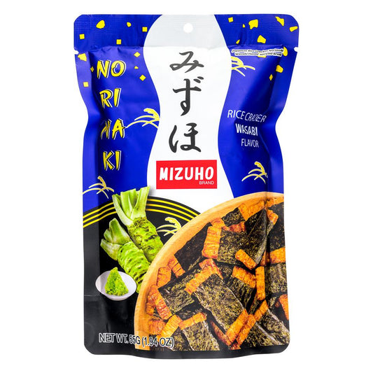 (Case)  Mizuho Brand Rice Cracker (Wasabi Flavour) 55g*36