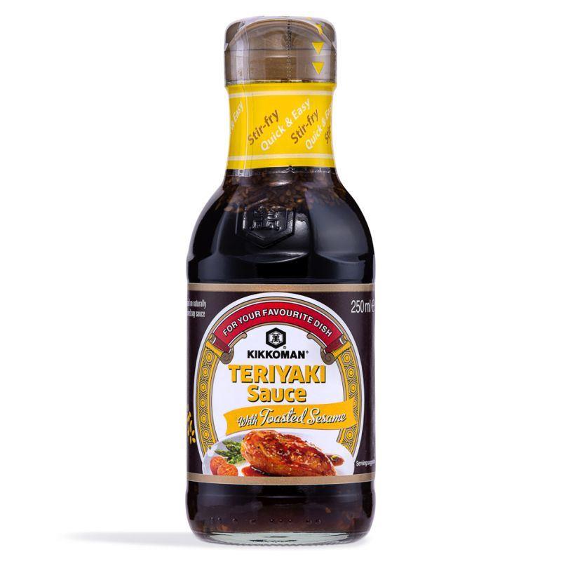 (Case) Kikkoman Teriyaki Sauce with Toasted Sesame 萬字 烤芝麻照燒醬汁 250ml*6