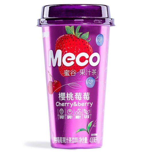 (Case) Xiang Piao Piao Meco Cherry & Berry Tea 香飄飄 蜜谷果汁茶 (櫻桃莓莓) 400ml*15
