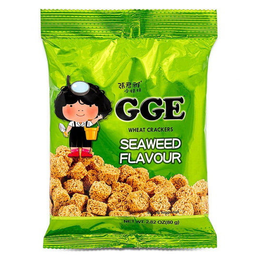 (Case) GGE Wheat Crackers (Seaweed Flavour) 80g*15