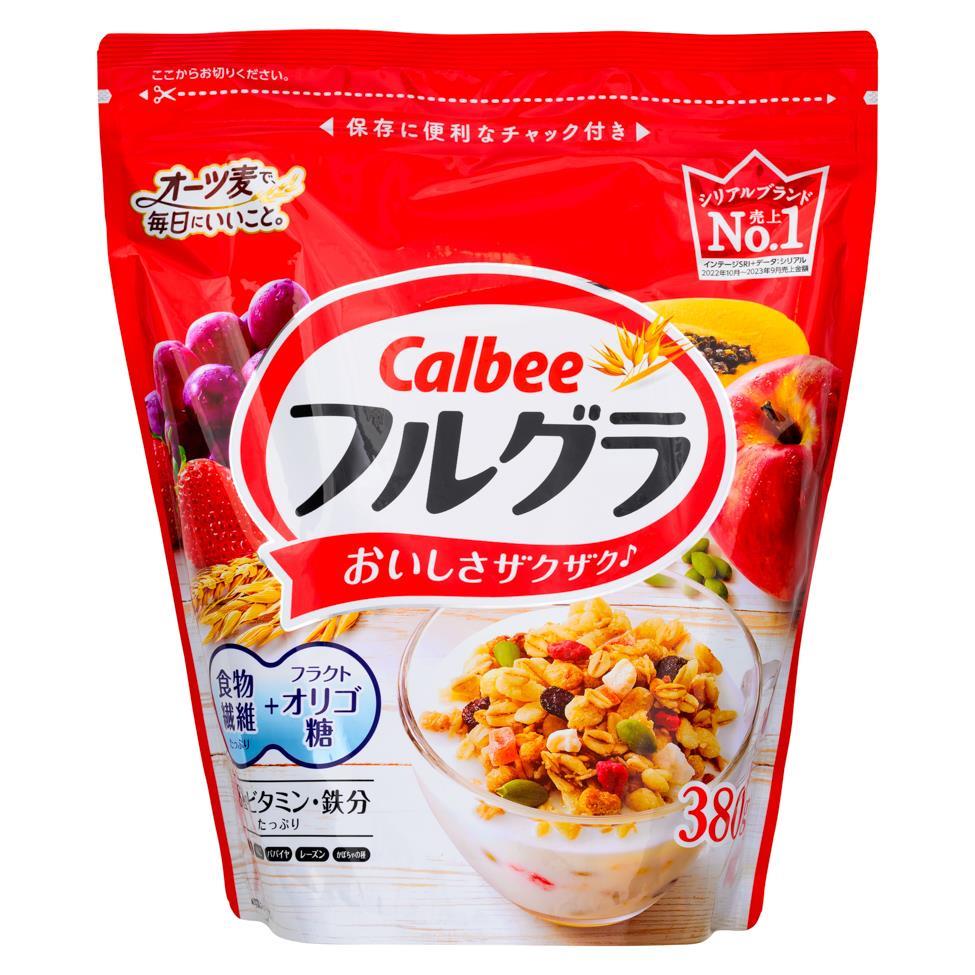 (Case) Calbee Frugra Oats Cereal 卡樂B 富果樂水果早餐麥片 380g*8