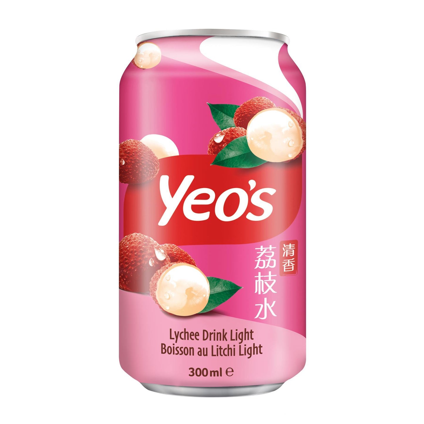 (Case) Yeo's Lychee Drink Light 楊協成 荔枝水 300ml*24