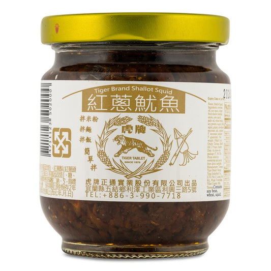 (Case) Tiger Brand Shallot Squid 虎牌紅蔥魷魚 190g*24