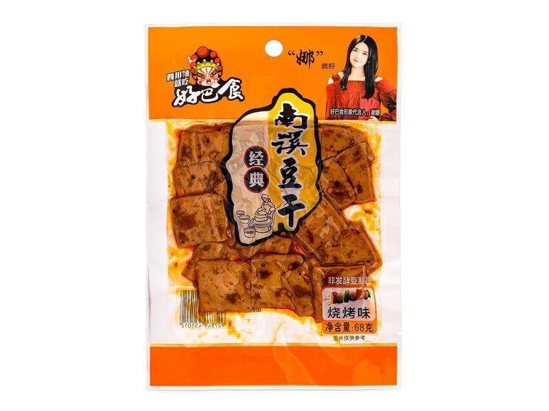 (Case) HBS Dried Beancurd (Barbecue) 好巴食 南溪豆干 (燒烤味) 68g*40