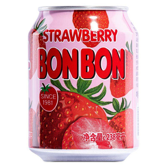 (Case) Haitai Strawberry Bon Bon Drink (Can) (238ml*12)*6