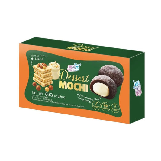 Yuki & Love Dessert Mochi (Hazelnut Flavour) 24 x 80g