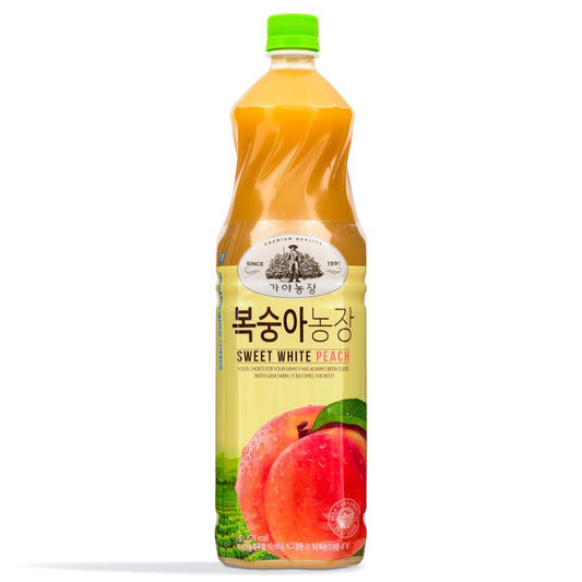 (Case) Woongjin Gaya Farm Sweet Peach Juice 1.5L*12