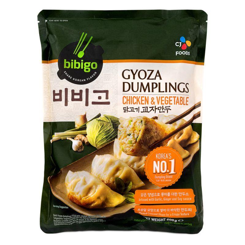 ❄️ CJ Bibigo Gyoza Dumplings (Chicken & Vegetable) 치킨야채 교자만두 12 x 600g