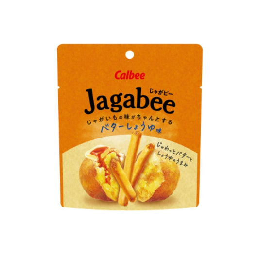 Calbee Jagabee Potato Sticks (Butter Soy Sauce Flavour) じゃがビー バターしょうゆ味 12 x 32g