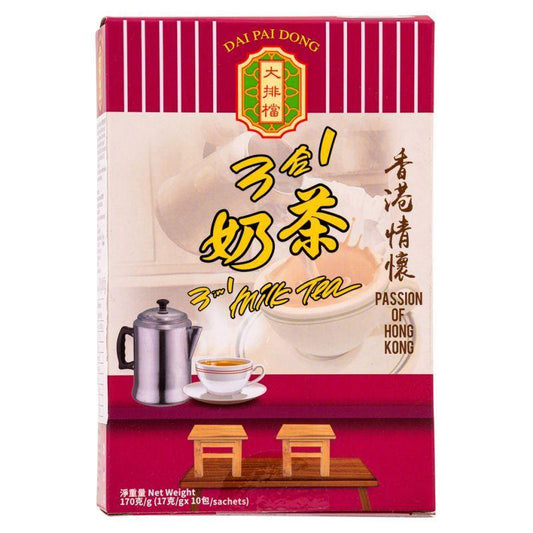 (Case) Dai Pai Dong 3 in 1 Instant Milk Tea 大排檔3合1奶茶 170g (10 Sachets) *12