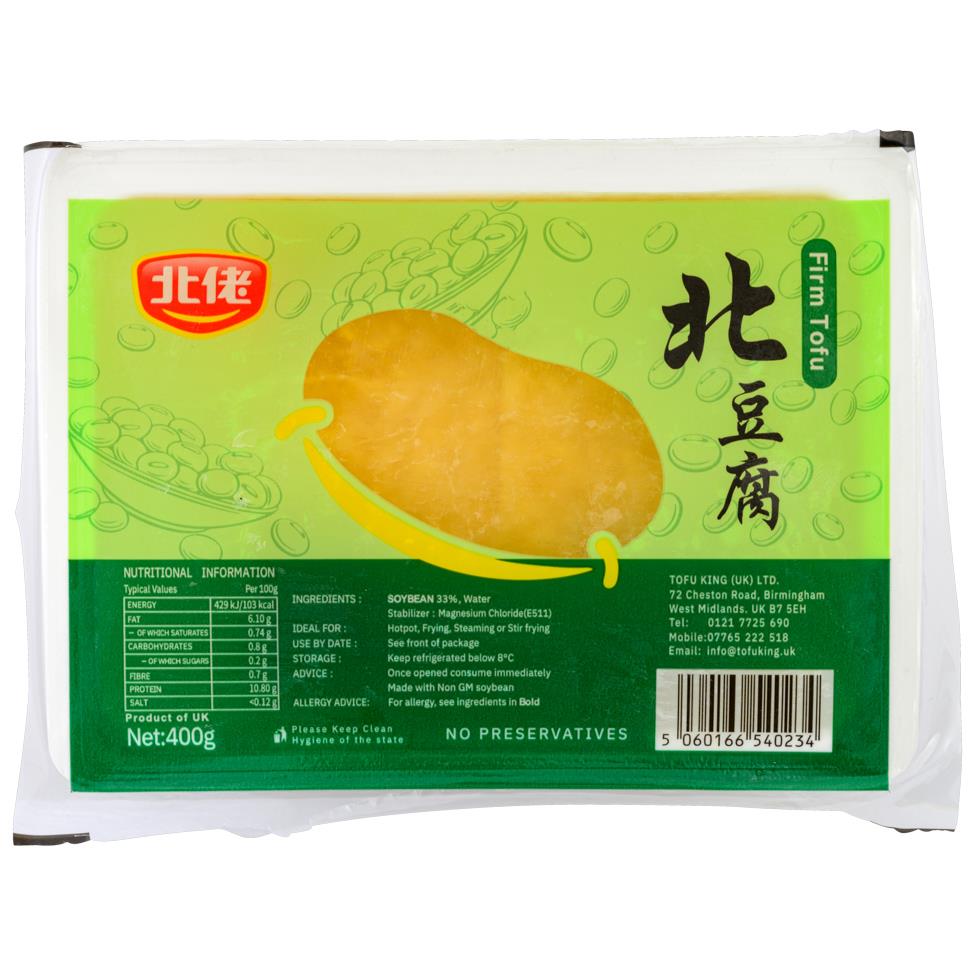 ❄️ Tofu King Fresh Beancurd (Firm) 北佬 北豆腐 24 x 400g