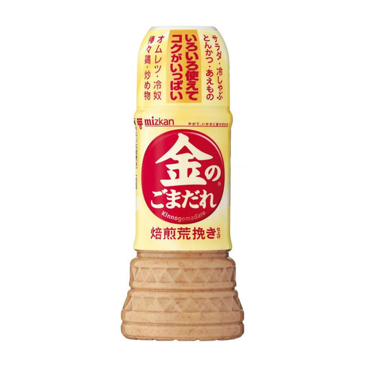 (Case) Mizkan Gold Sesame Sauce Roasted (Coarse Type) 金のごまだれ 焙煎荒挽き仕上げ  250ml*12