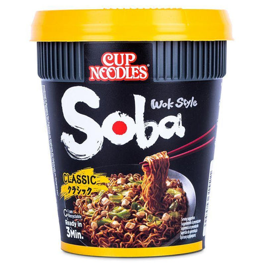 (Case) Nissin Wok Style Soba Cup Noodles (Classic) 90g*8