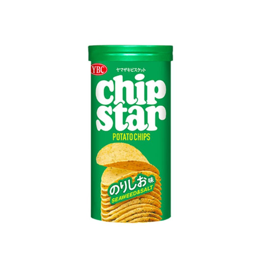 YBC Chip Star Potato Chips (Seaweed & Salt Flavour) チップスターS うすしお味 6 x (8 x 45g)