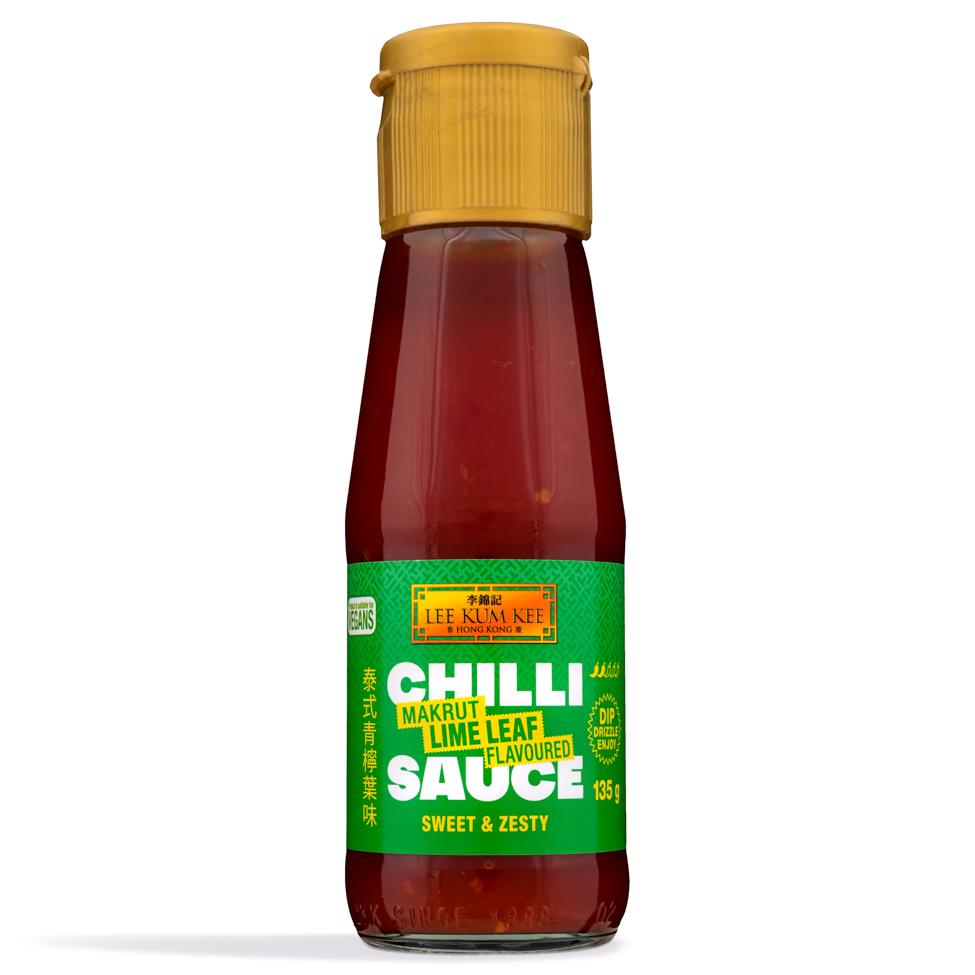 Lee Kum Kee Makrut Lime Leaf Flavoured Chilli Sauce 12 x 135g