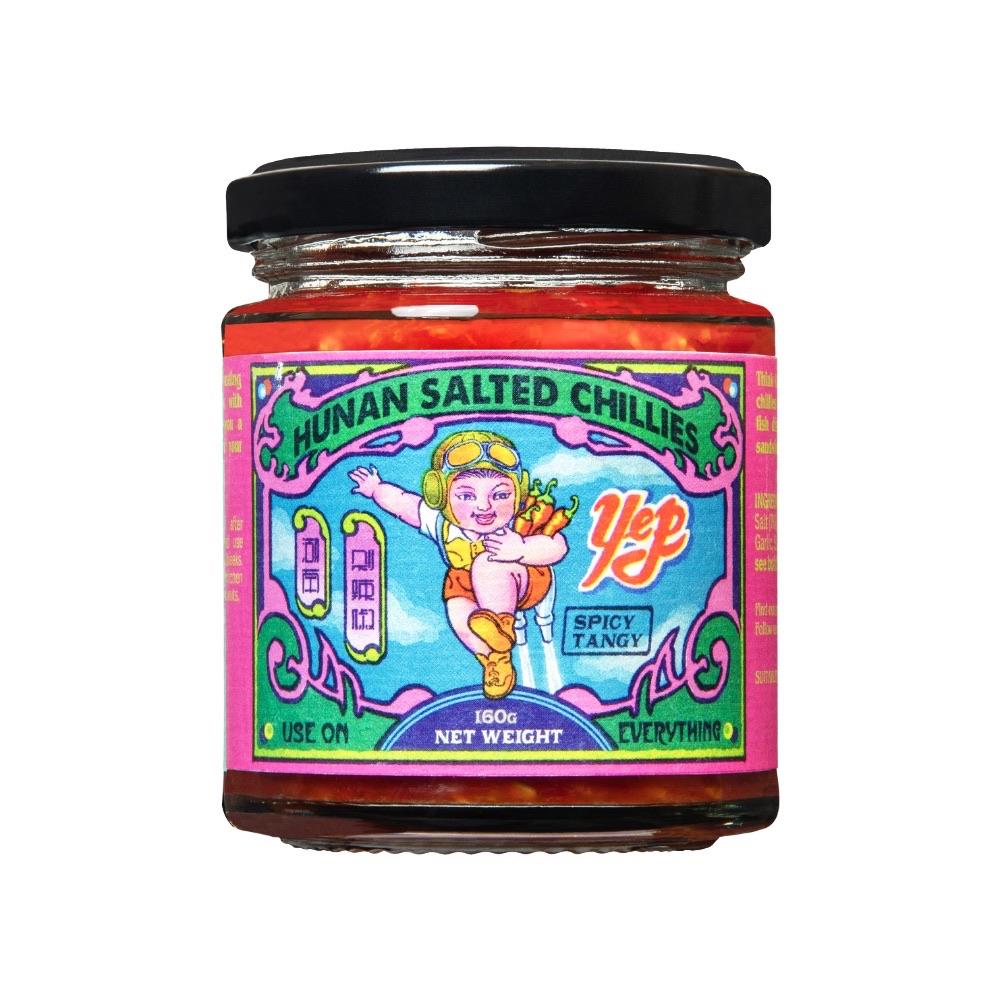 Yep Kitchen Hunan Salted Chillies 6 x 160g