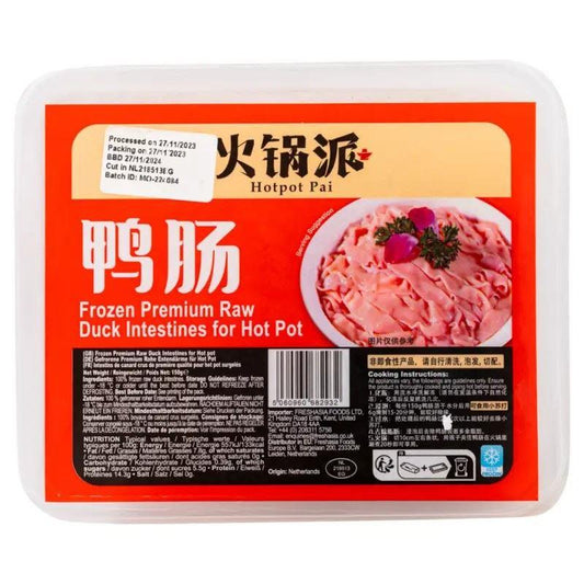 ❄️ Freshasia Hotpot Pai Frozen Premium Raw Duck Intestines for Hot Pot 火鍋派 鴨腸 28 x 150g