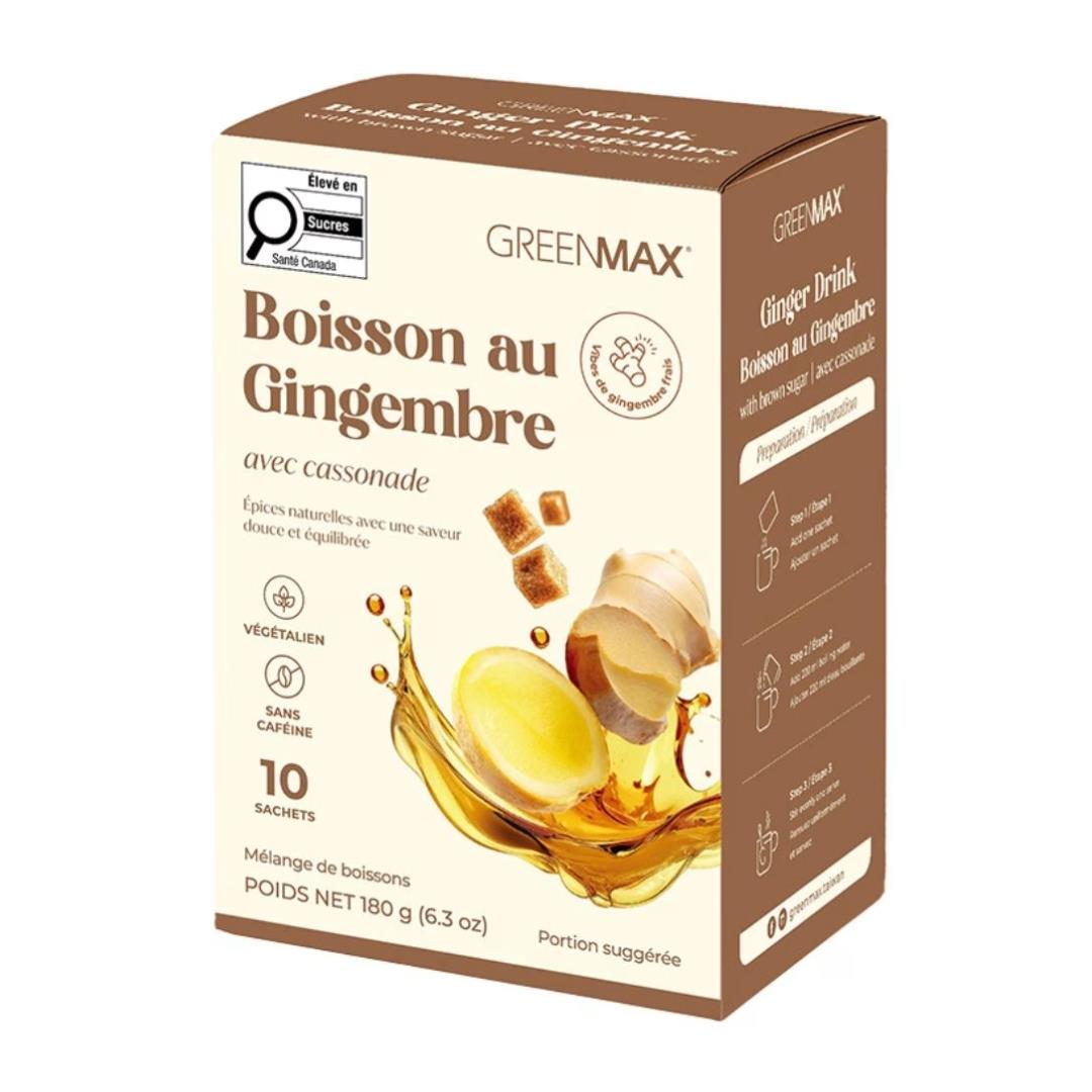 Greenmax Ginger Drink with Brown Sugar 20 x 180g