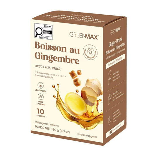 Greenmax Ginger Drink with Brown Sugar 20 x 180g
