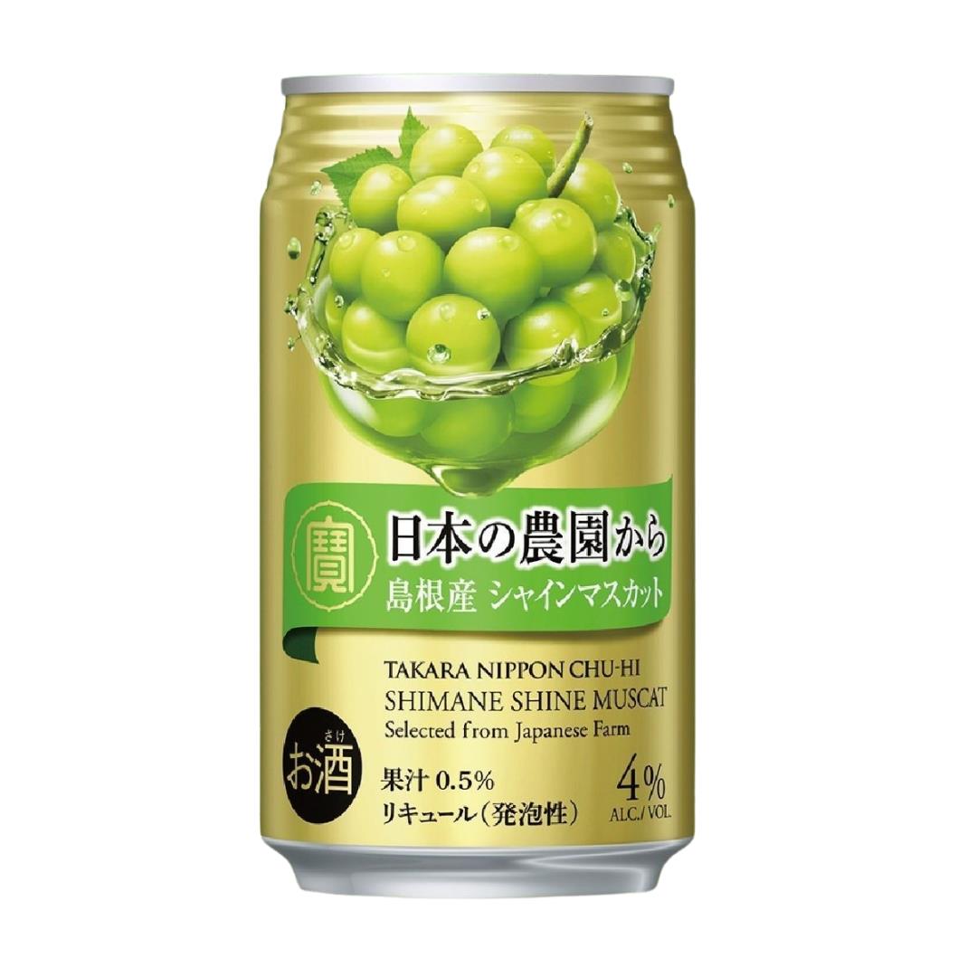 (Case) Takara Nippon Chu-Hi Cocktail Spritz (Shimane Shine Muscat) (ABV 4%) 350ml*24
