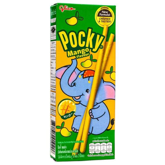 (Case) Glico Pocky Biscuits Sticks (Mango Flavour) 25g*10*12