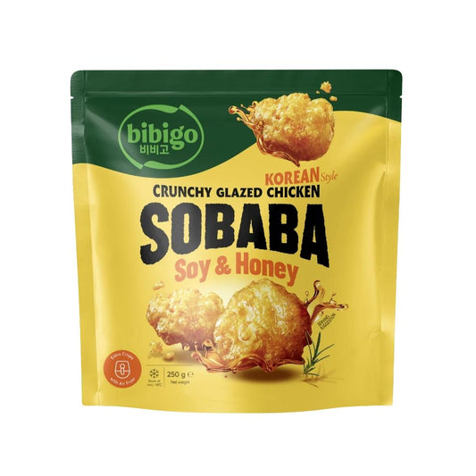 ❄️ CJ Bibigo Korean Style Crunchy Glazed Chicken Sobaba (Soy & Honey) 10 x 250g
